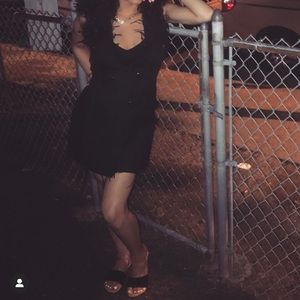 Sexy elegant little black dress